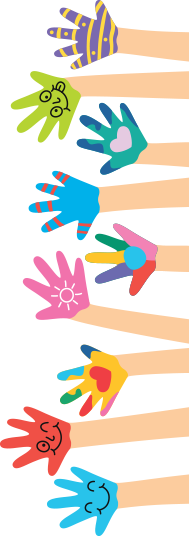 Decorative hands right